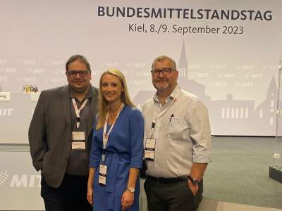 v.lks.: Burkhard Hinz, Lisa Schäfer und Oliver Wild