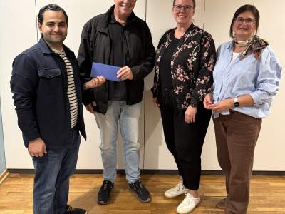 v. lks. Akop Voskanian, Klaus Scharmann, Franziska Deutscher, Katja Groß